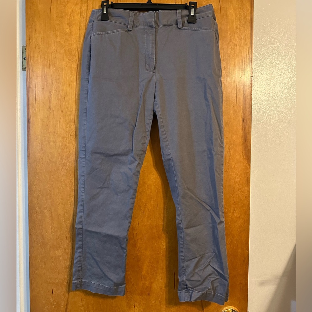 Lands' End Gray Mid Rise Pants